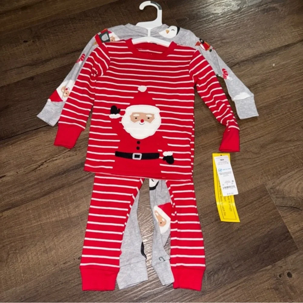 NWT Target Carter’s Just 18M One You Christmas Holiday Pajamas Set